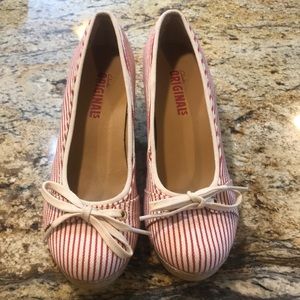 COPY - Clark’s original red stripe wedges